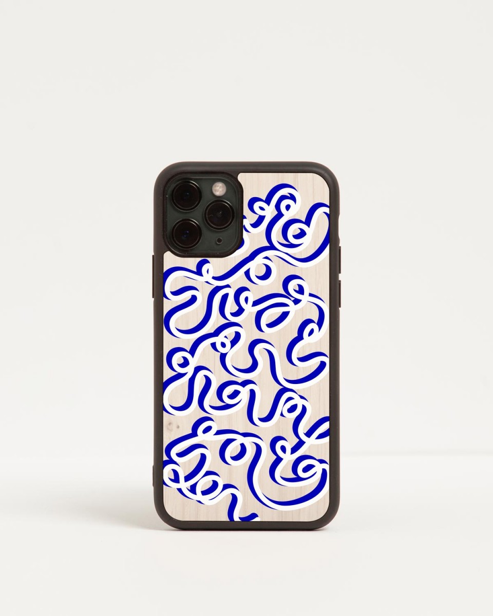 wood'd twirl iphone 11 pro case - front wood'd twirl iphone 11 pro case - front