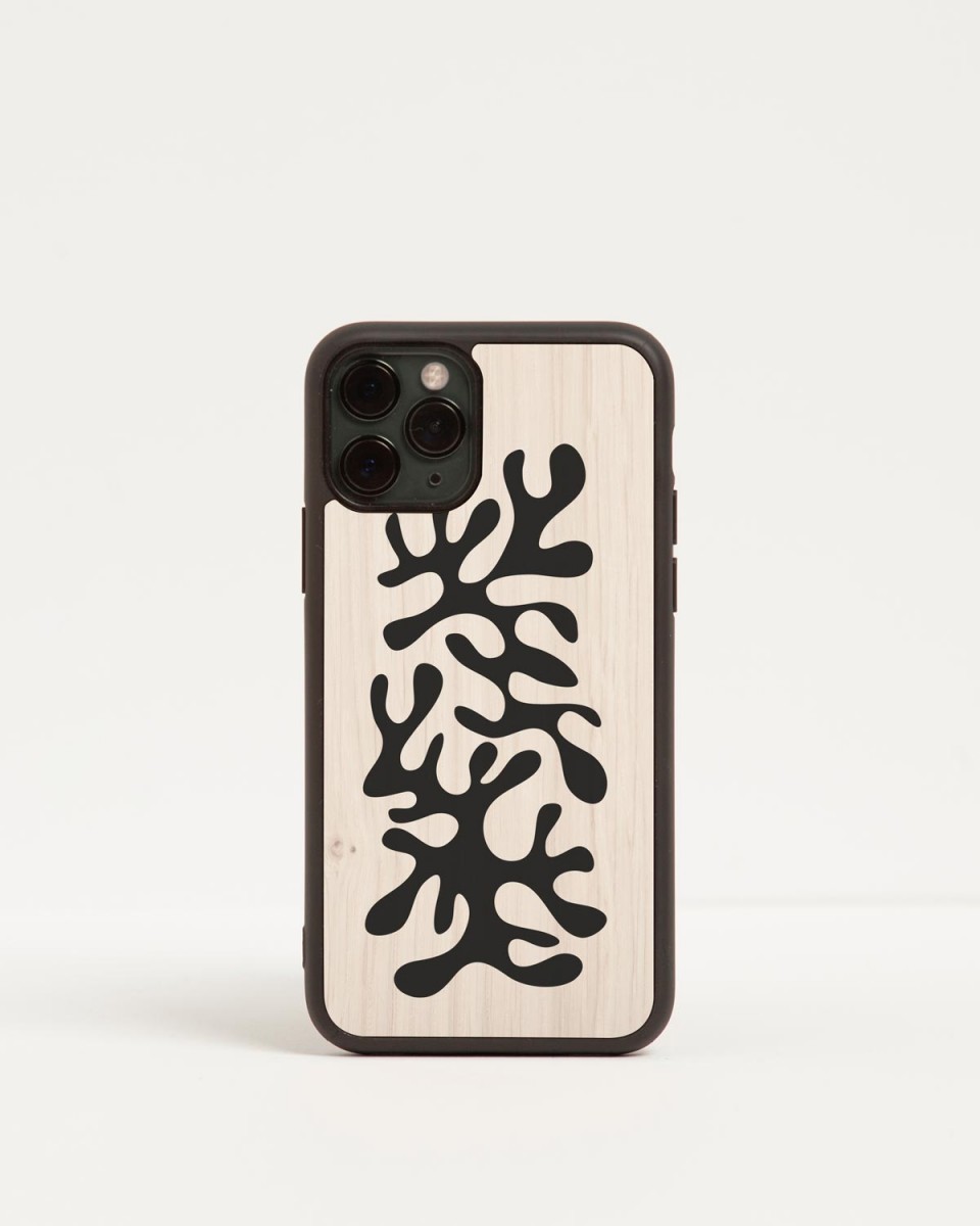 wood'd iphone cover folia - front wood'd iphone cover folia - front
