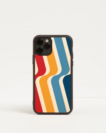 stripes wood'd cover iphone 11 pro - front