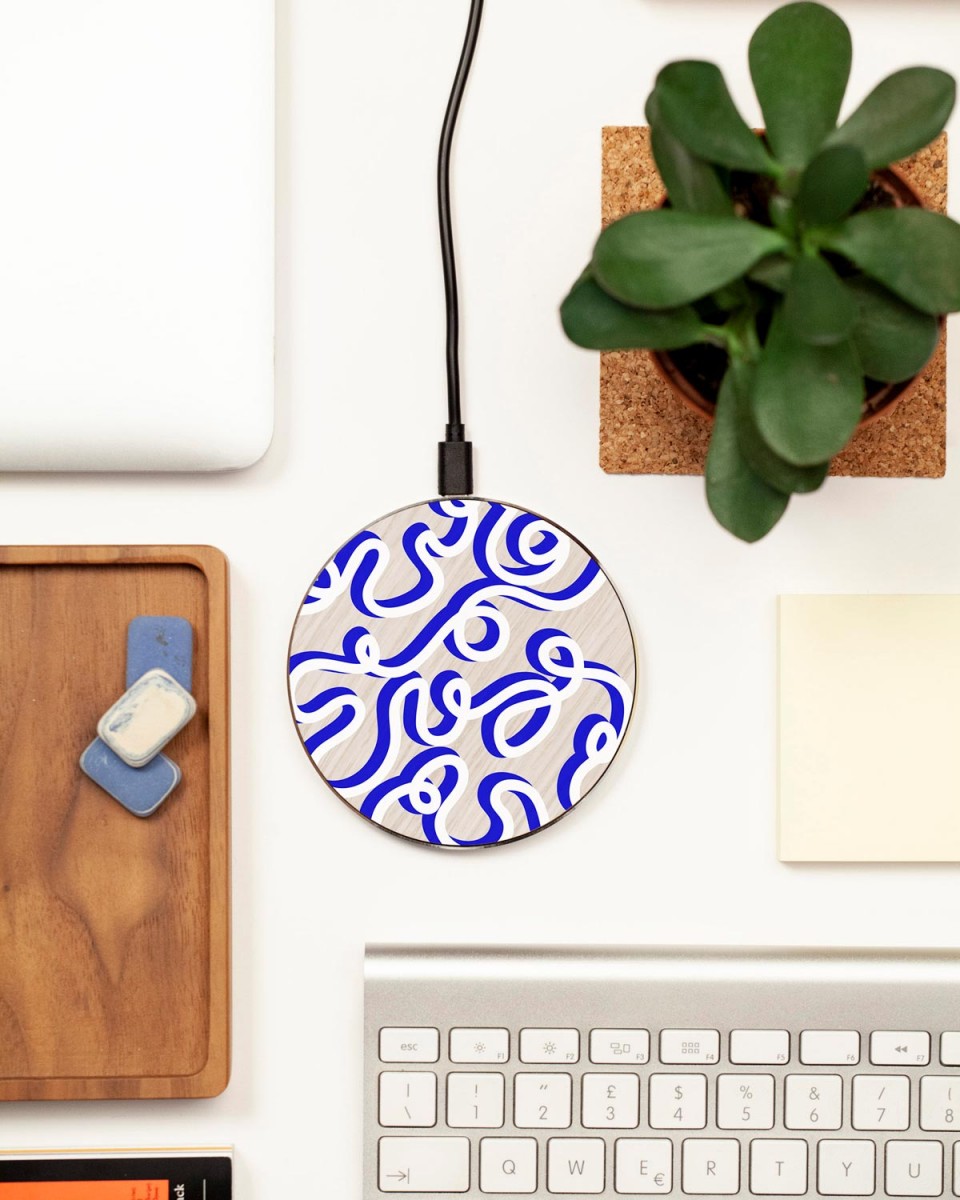twirl wireless charger by wood'd_00 twirl wireless charger by wood'd_00