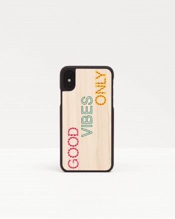 Good Vibes iPhone Case by WOOD'D