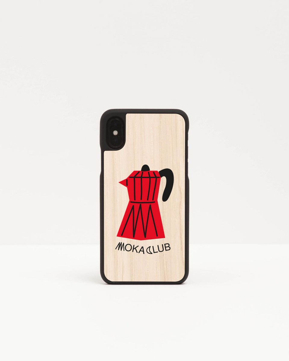 Moka Club iPhone Case by WOOD'D Moka Club iPhone Case by WOOD'D