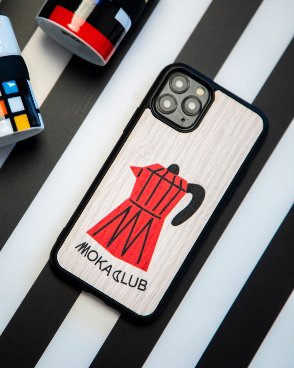 Moka Club iPhone Case by WOOD'D