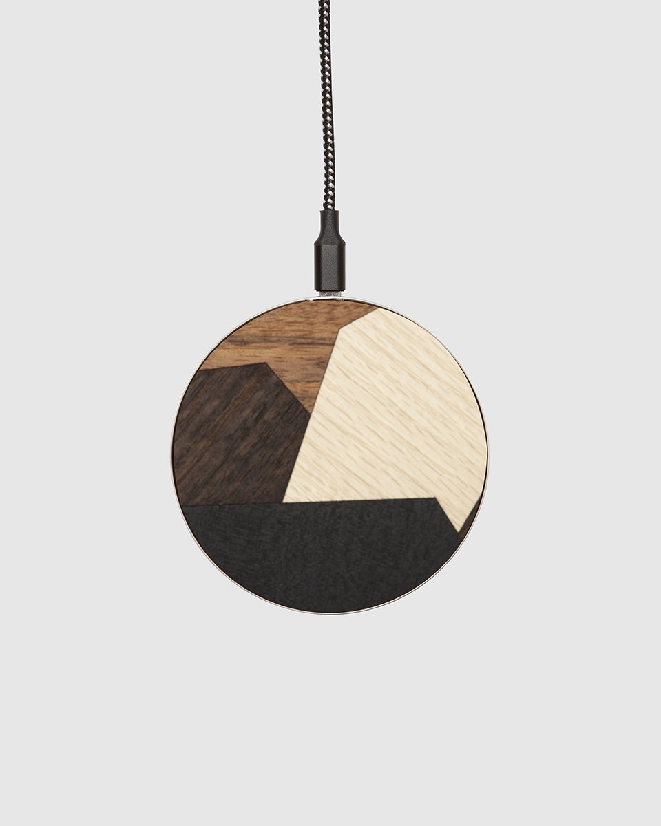 Wood'd Wireless Charger for iPhone and Huawei
